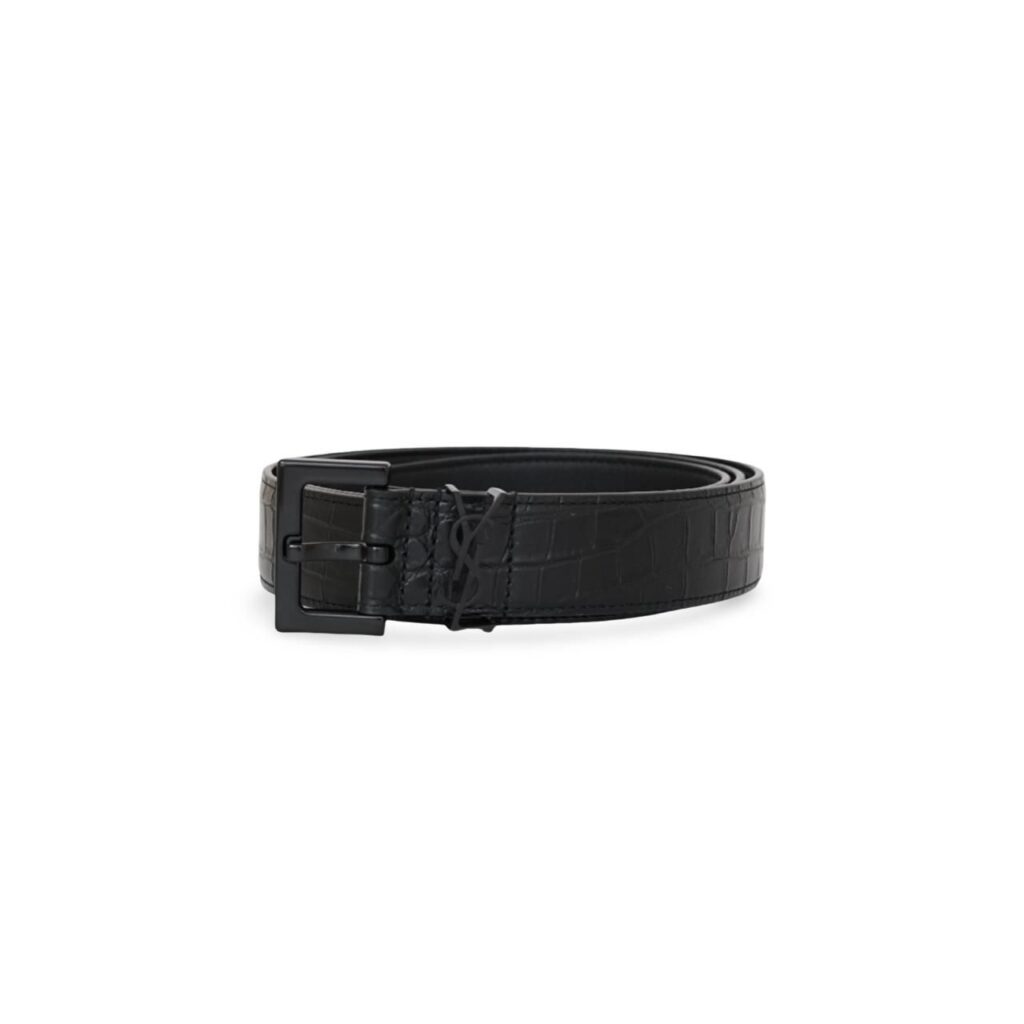 Cassandre Belt All Black Croco