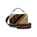 Kan I Shearling Fur Tortora/Black SHW