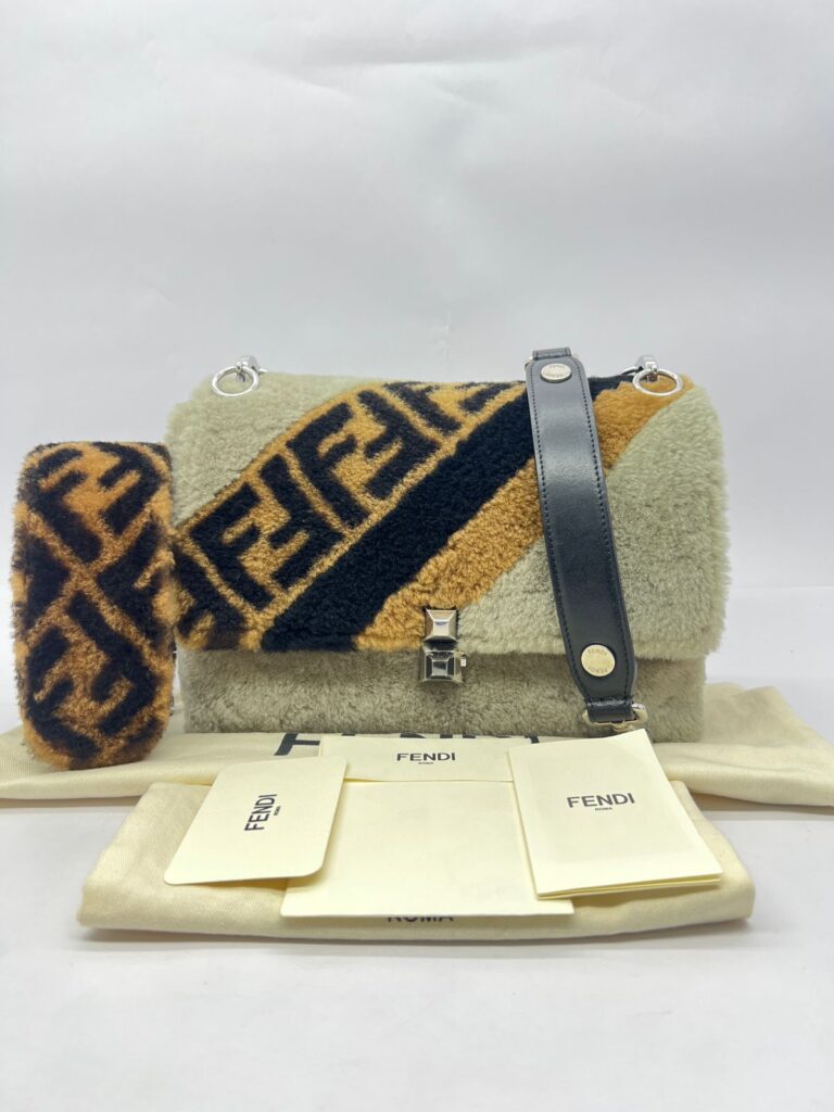 Kan I Shearling Fur Tortora/Black SHW