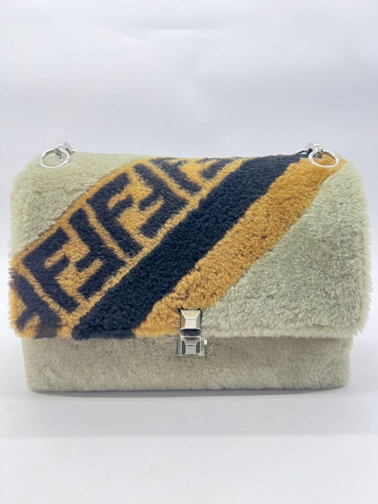 Kan I Shearling Fur Tortora/Black SHW