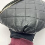 Waist Bag Caviar Black SHW