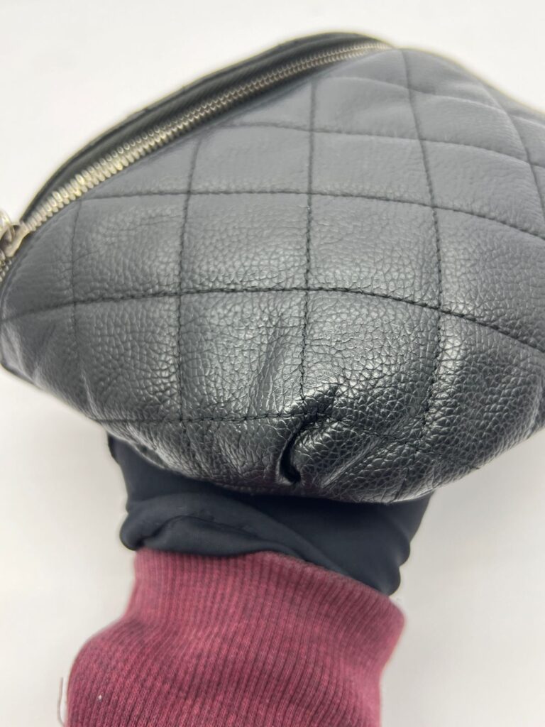 Waist Bag Caviar Black SHW