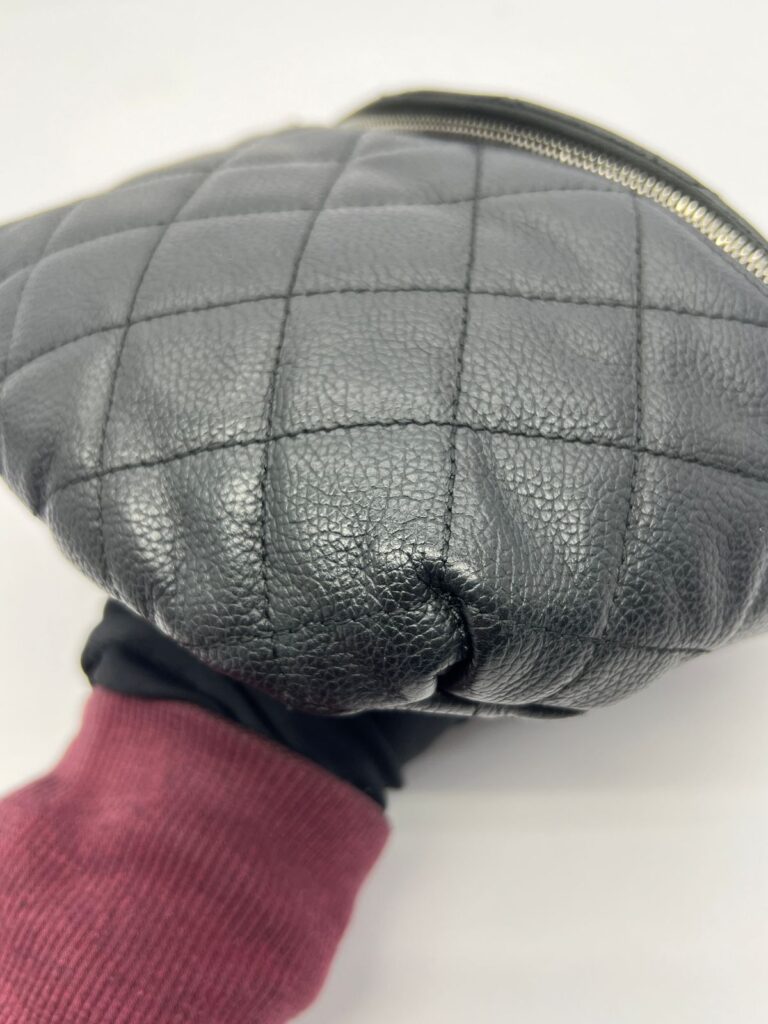 Waist Bag Caviar Black SHW