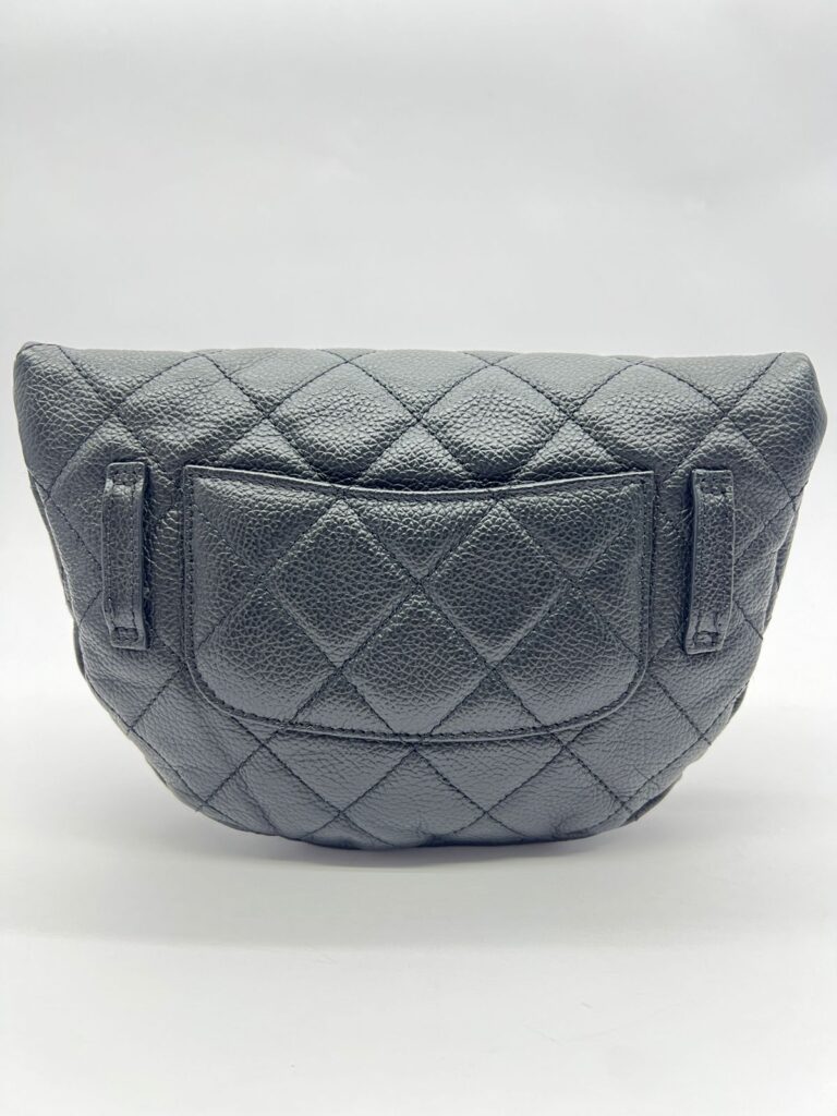 Waist Bag Caviar Black SHW