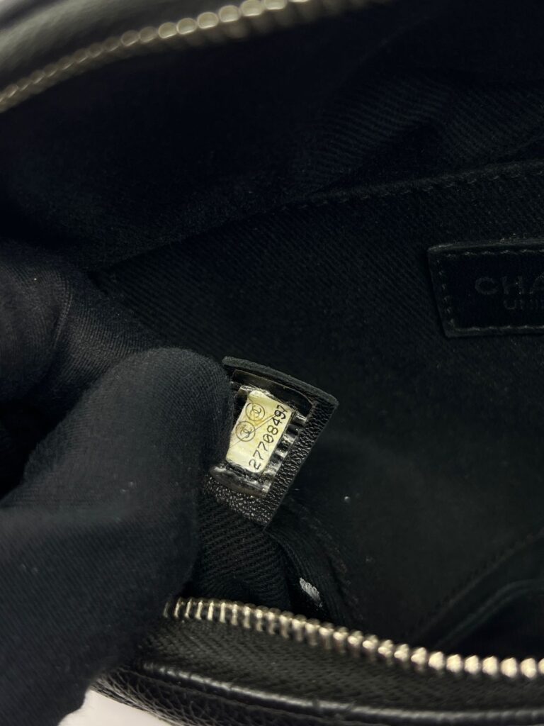 Waist Bag Caviar Black SHW