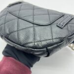 Waist Bag Caviar Black SHW