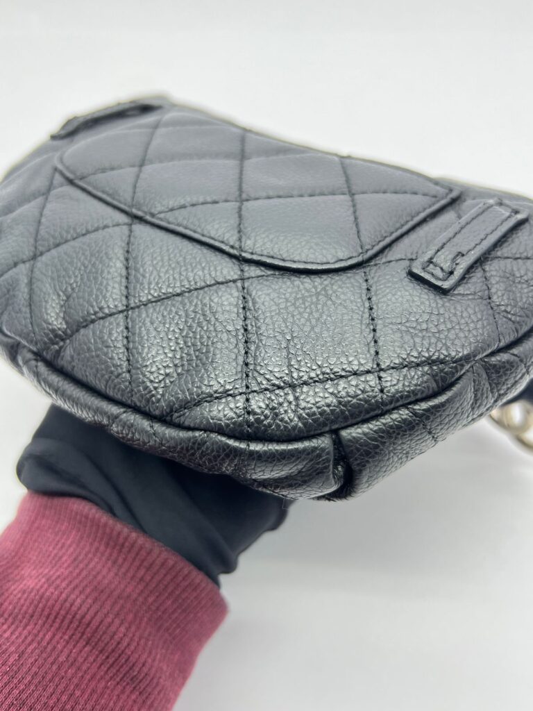 Waist Bag Caviar Black SHW