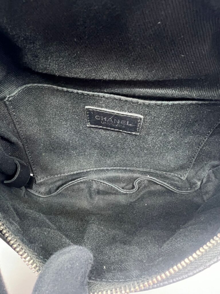 Waist Bag Caviar Black SHW