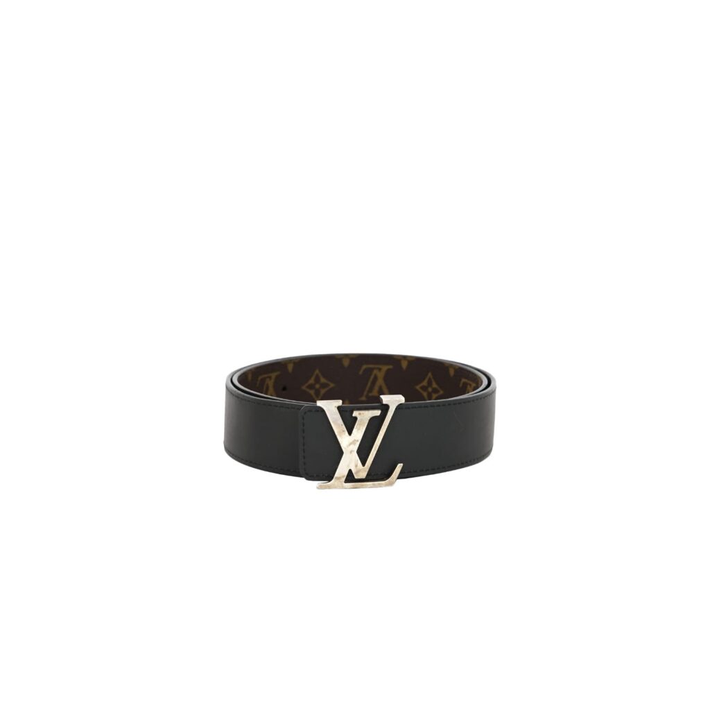 Initiales 40mm Reversible Monogram Noir SHW