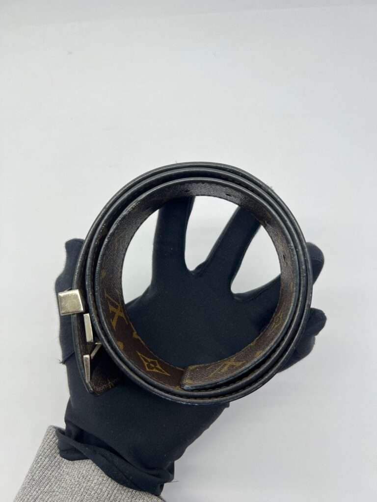 Initiales 40mm Reversible Monogram Noir SHW