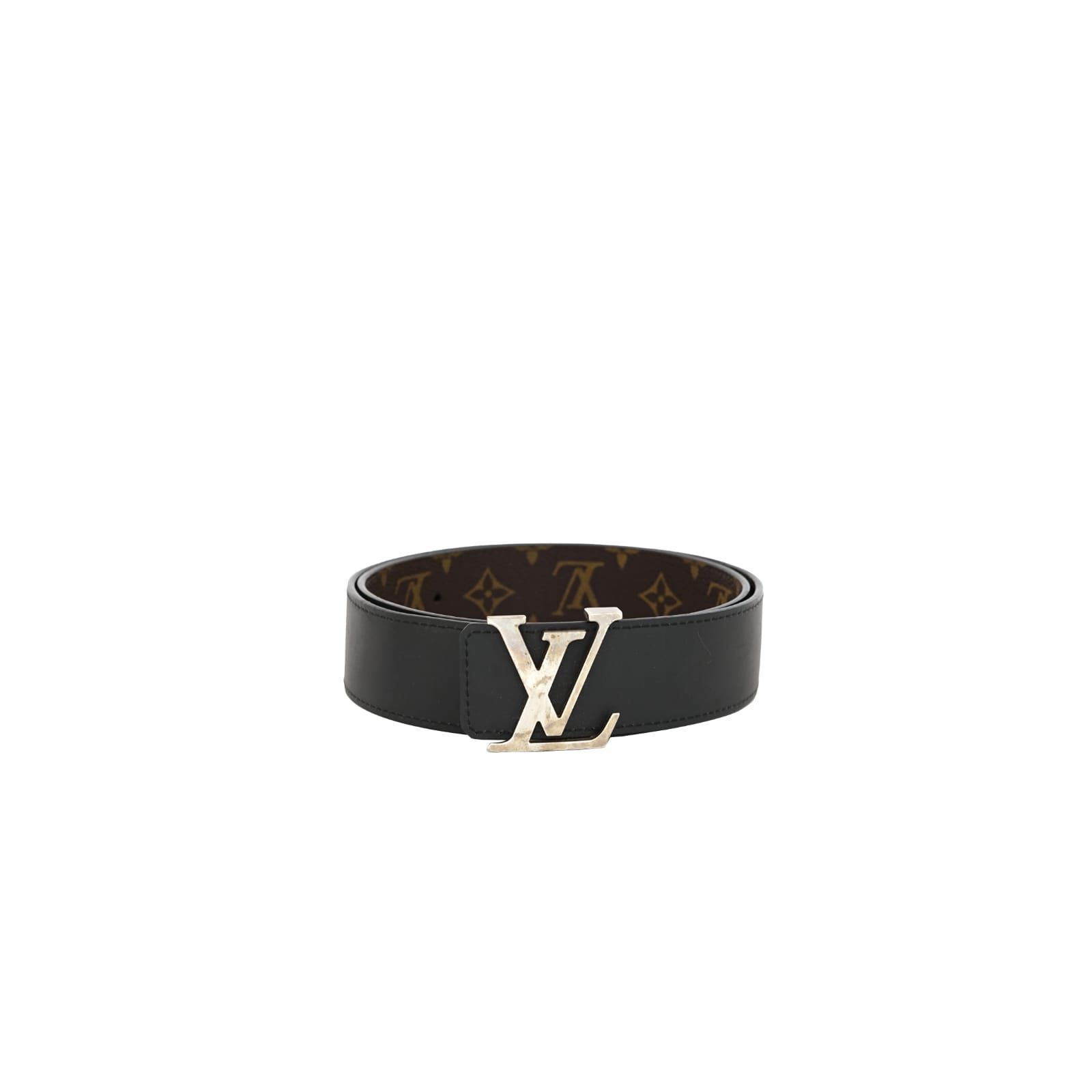 Initiales 40mm Reversible Monogram Noir SHW