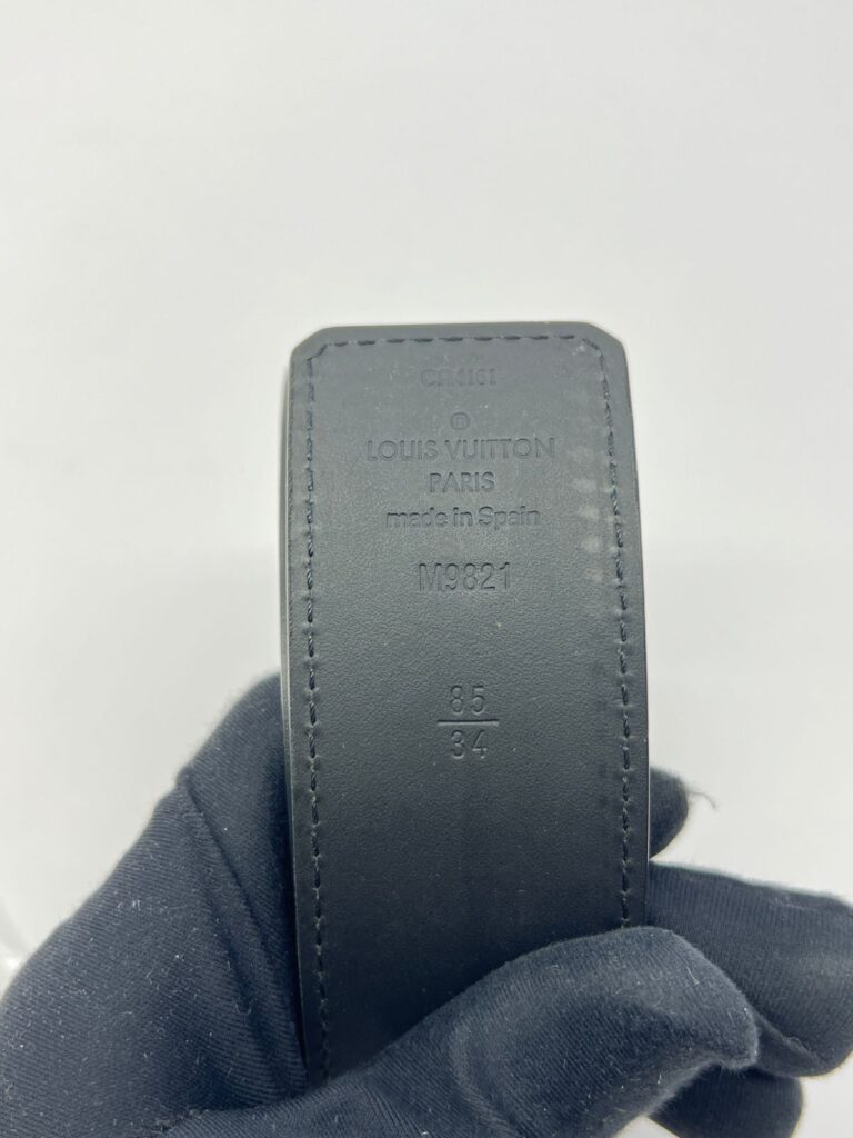 Initiales 40mm Reversible Monogram Noir SHW