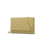 Wallet On Chain Coco Lambskin Olive Green GHW