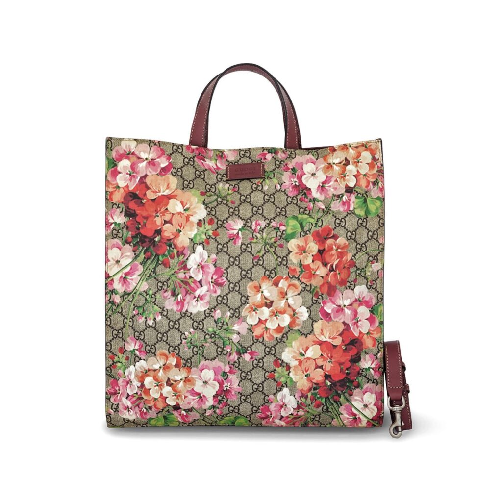 Soft Tote Bag GG Supreme Blooms SHW