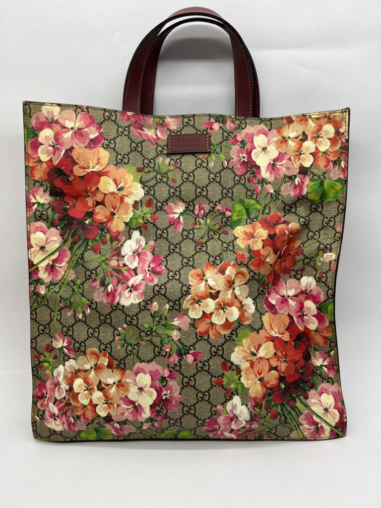 Soft Tote Bag GG Supreme Blooms SHW