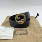 Interlockung Belt 4 CM Black GHW