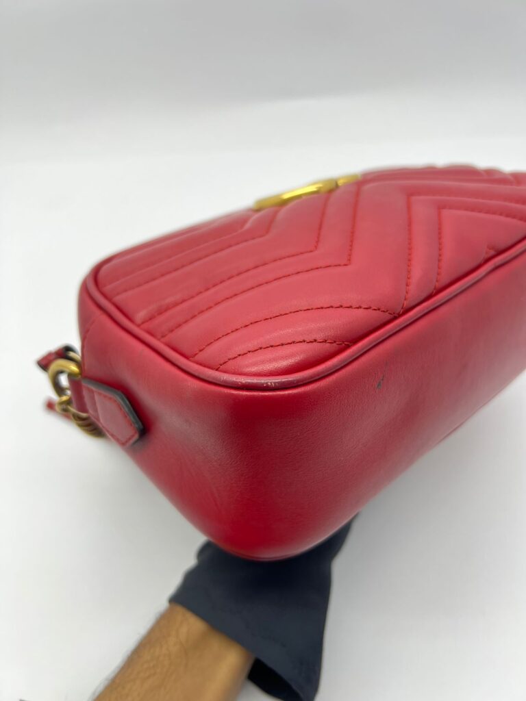 Marmont Camera Small Red GHW