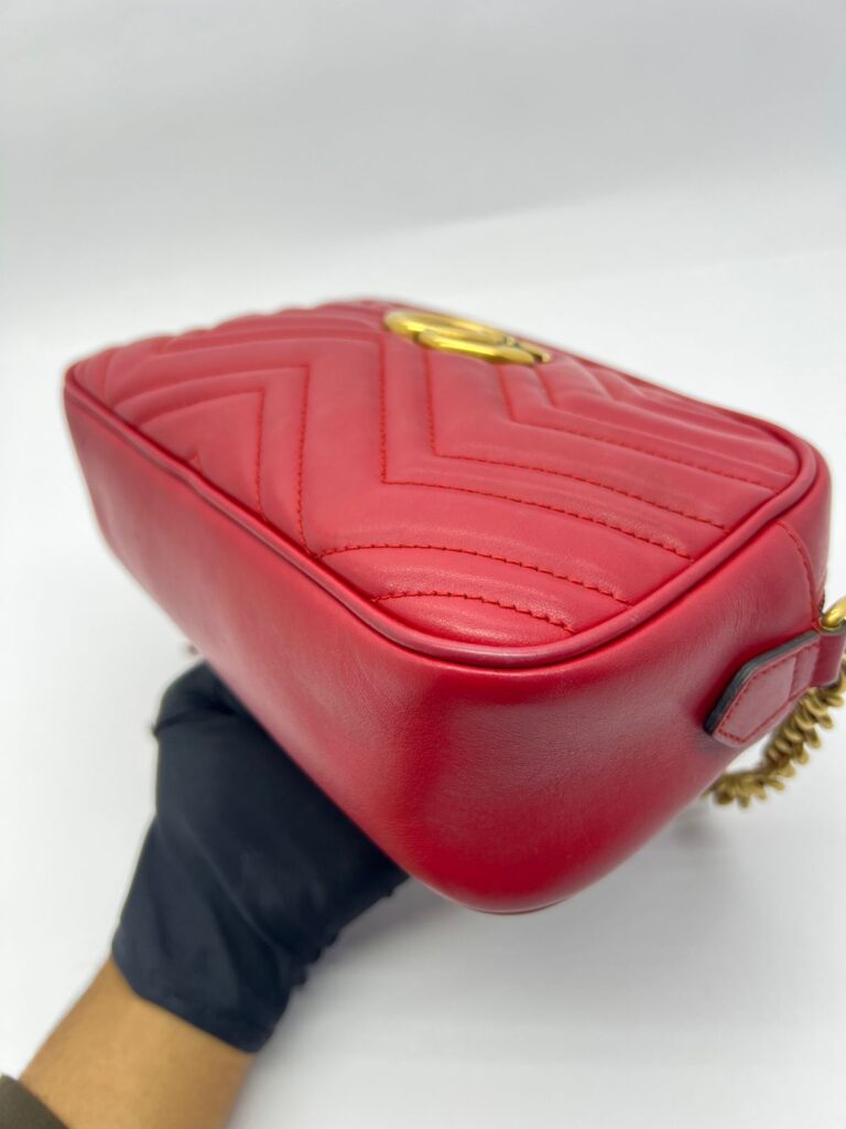 Marmont Camera Small Red GHW