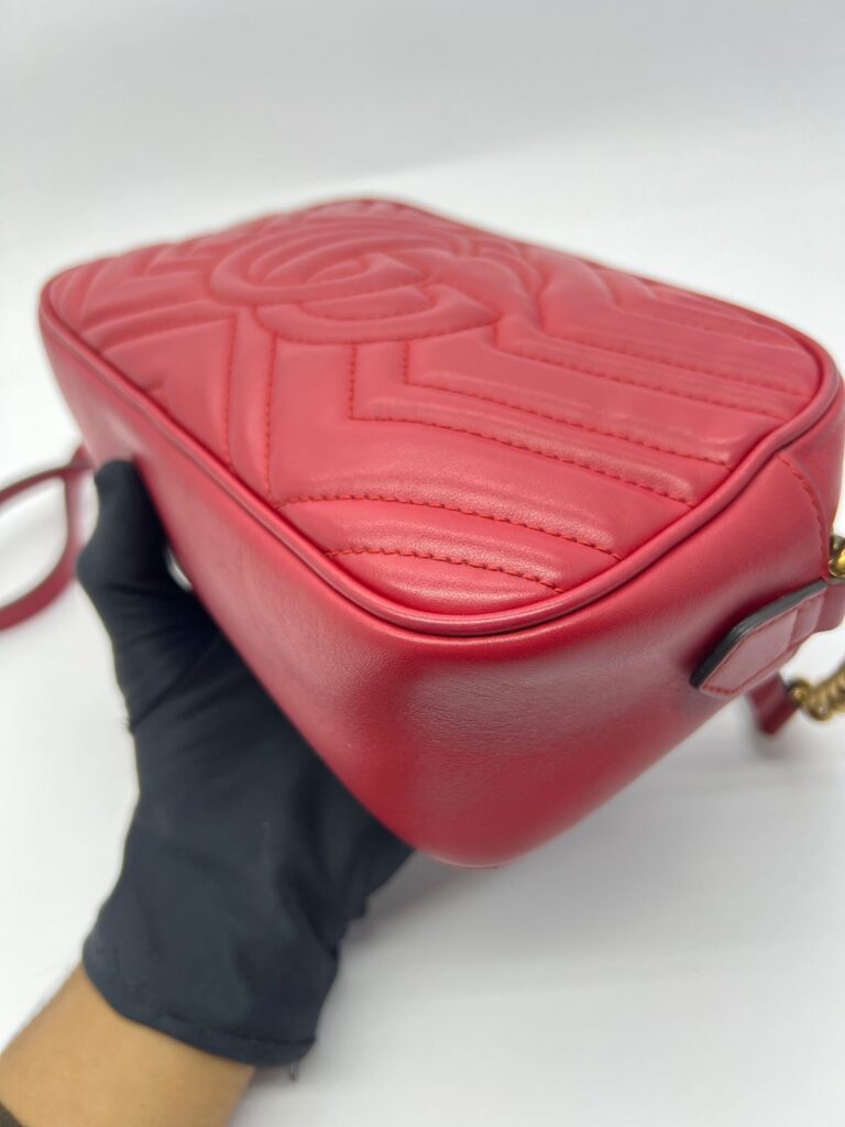 Marmont Camera Small Red GHW