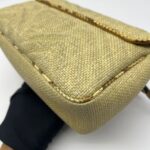 Marmont Small Raffia Elaphe Natural GHW