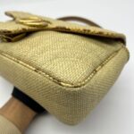 Marmont Small Raffia Elaphe Natural GHW