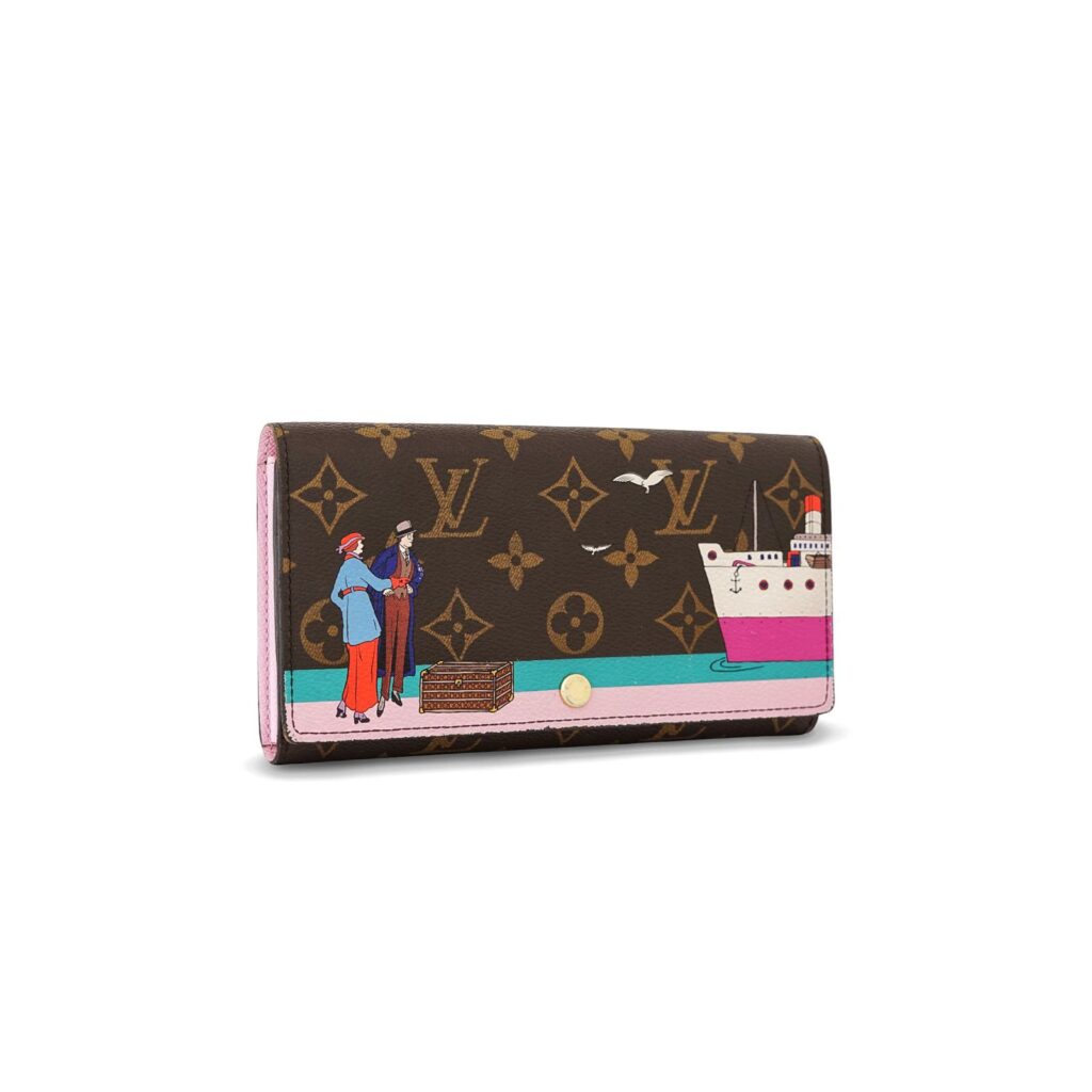 Sarah Monogram Tran Rose