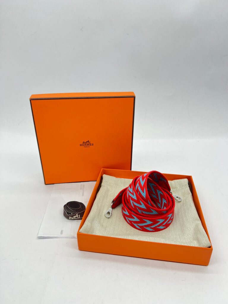 Strap 25 MM Zigzag Rouge Coeir/Blue Norda PHW