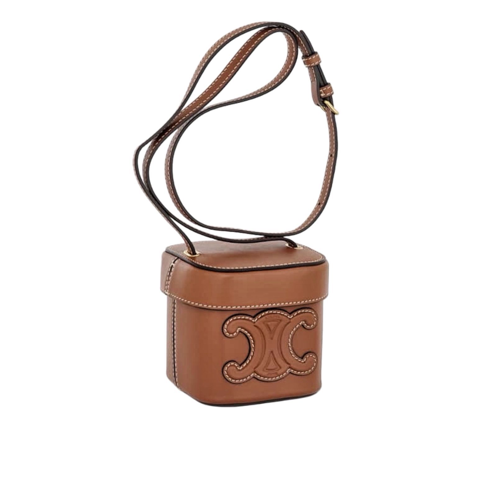 Small Box Cuir Smooth Calf Tan GHW