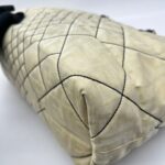 Zucca Quilted Chain Nylon Beige GHW