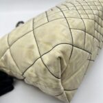 Zucca Quilted Chain Nylon Beige GHW