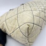 Zucca Quilted Chain Nylon Beige GHW