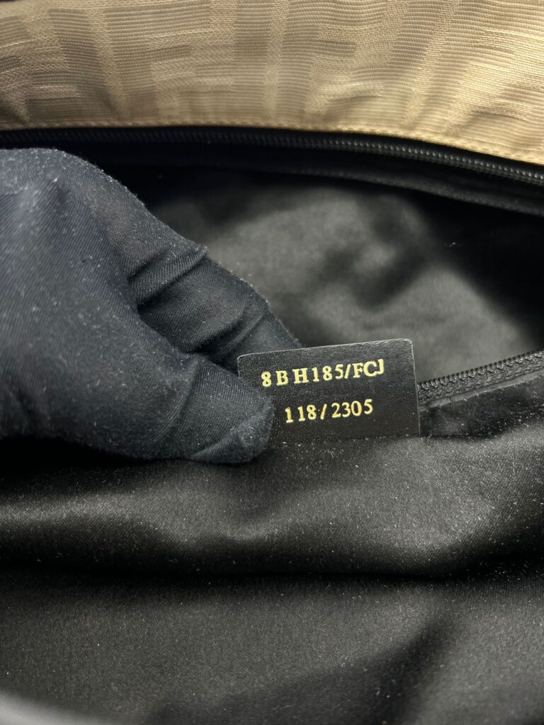 Zucca Quilted Chain Nylon Beige GHW