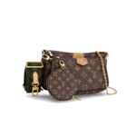 Multi Pochette Monogram Strap Khaki GHW