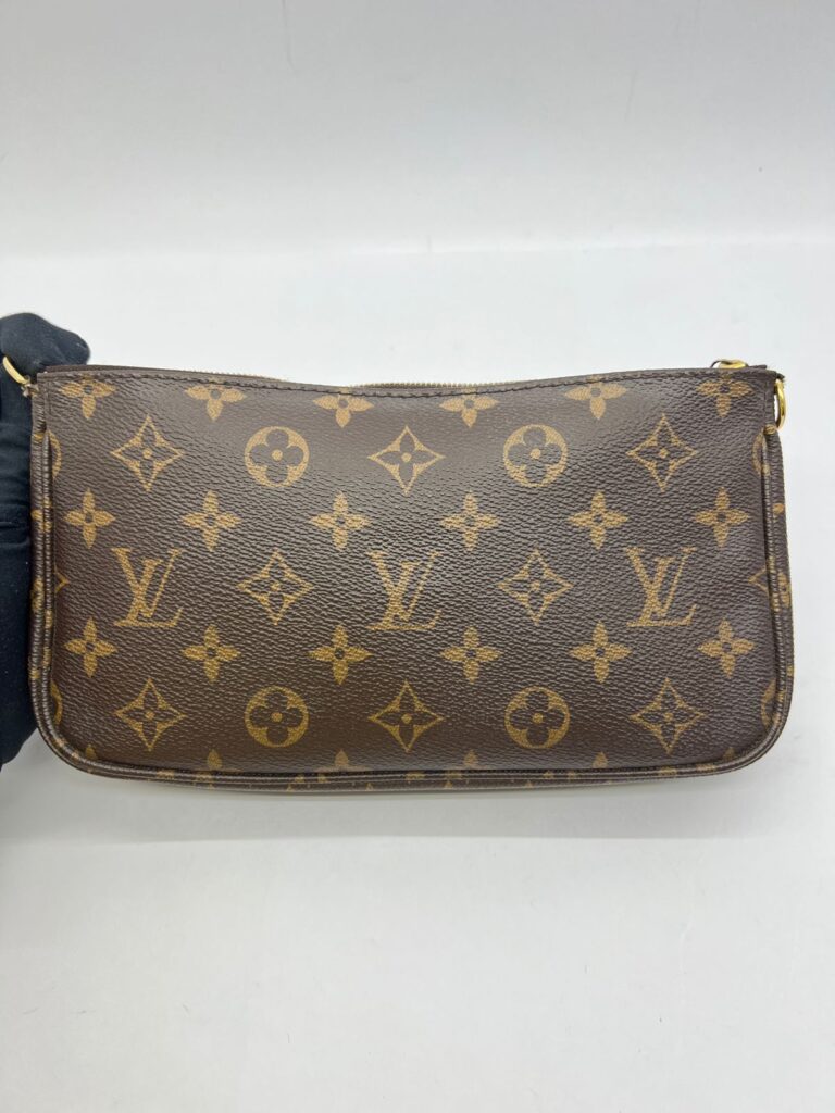 Multi Pochette Monogram Strap Khaki GHW