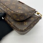 Multi Pochette Monogram Strap Khaki GHW