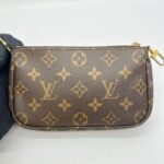 Multi Pochette Monogram Strap Khaki GHW