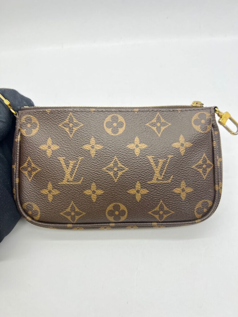 Multi Pochette Monogram Strap Khaki GHW