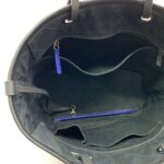 Fever Tote Bag Caviar Blue Black SHW