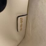 J'Adior Chain Flap Bag White GHW