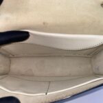 J'Adior Chain Flap Bag White GHW