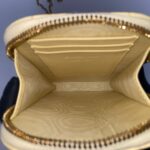 Lady Dior Tech Holder Soft Yellow Lambskin LGHW