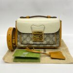 Padlock GG Supreme Ivory Safran GHW