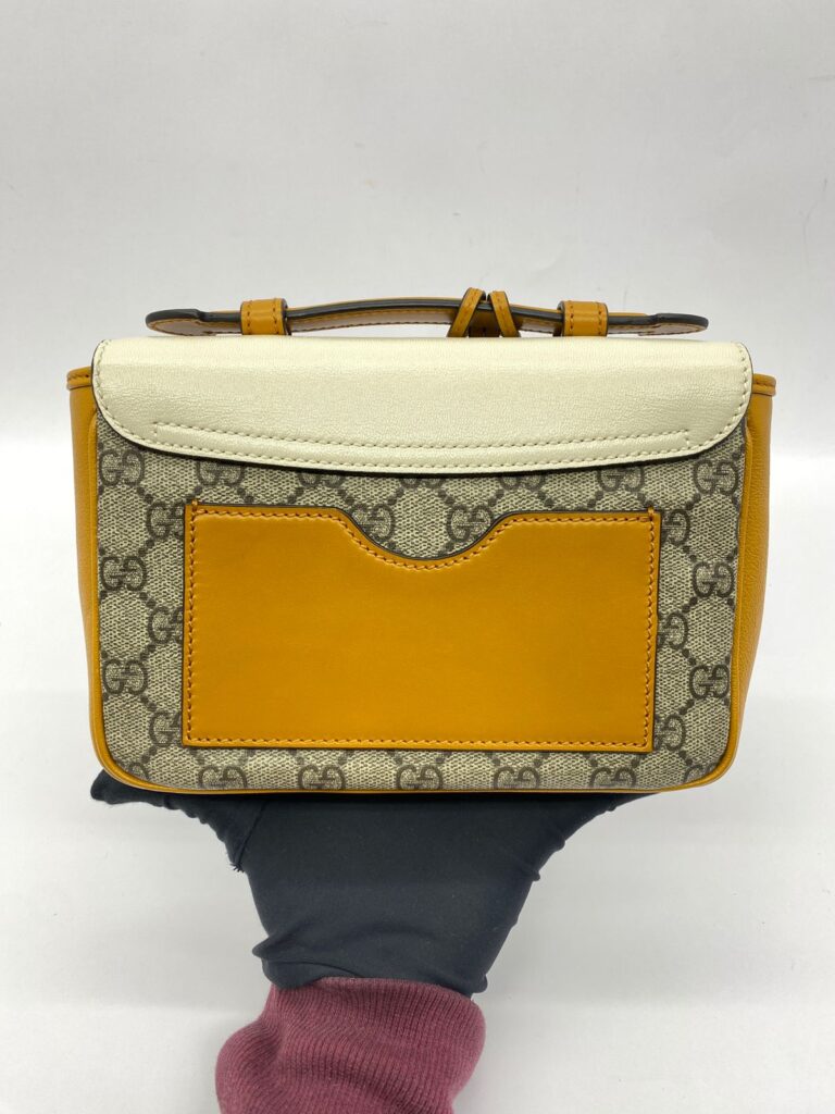 Padlock GG Supreme Ivory Safran GHW