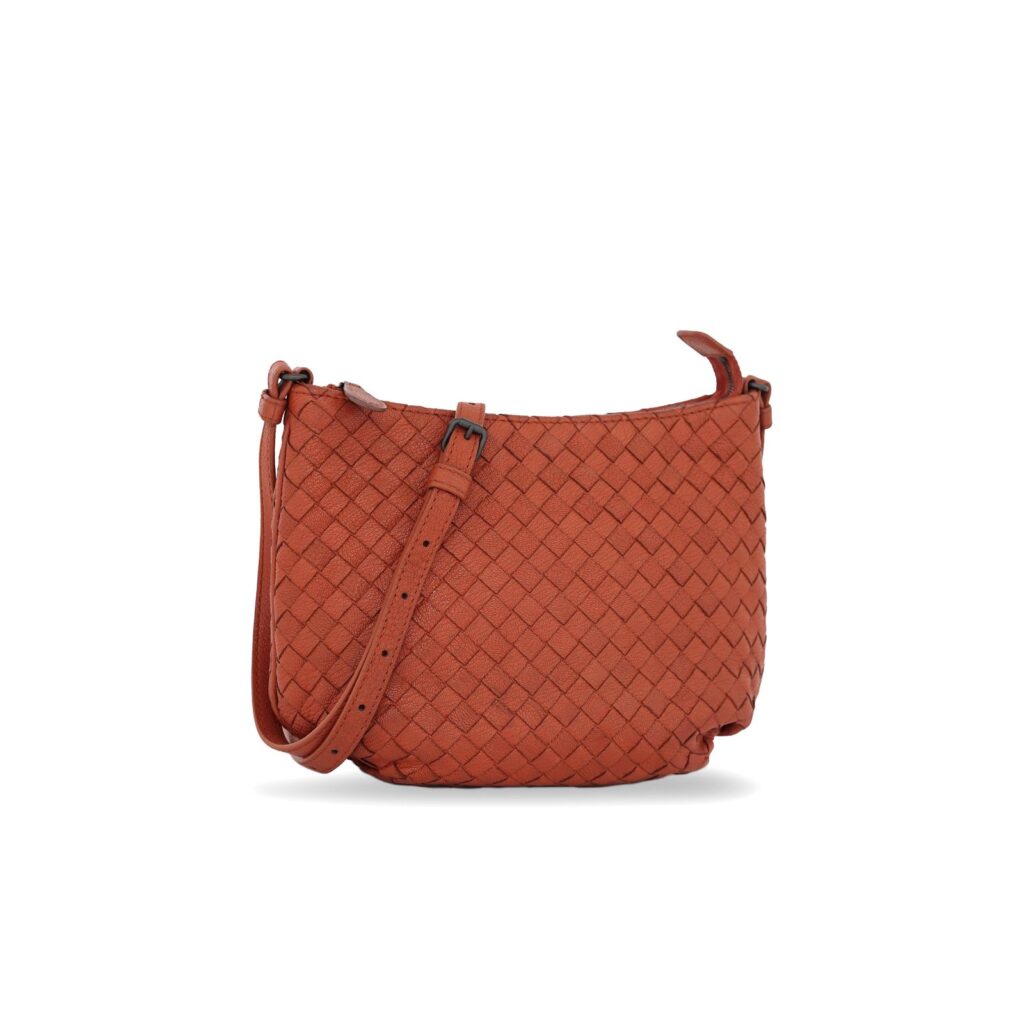 Crossbody Bag Intrecciato Brick Red