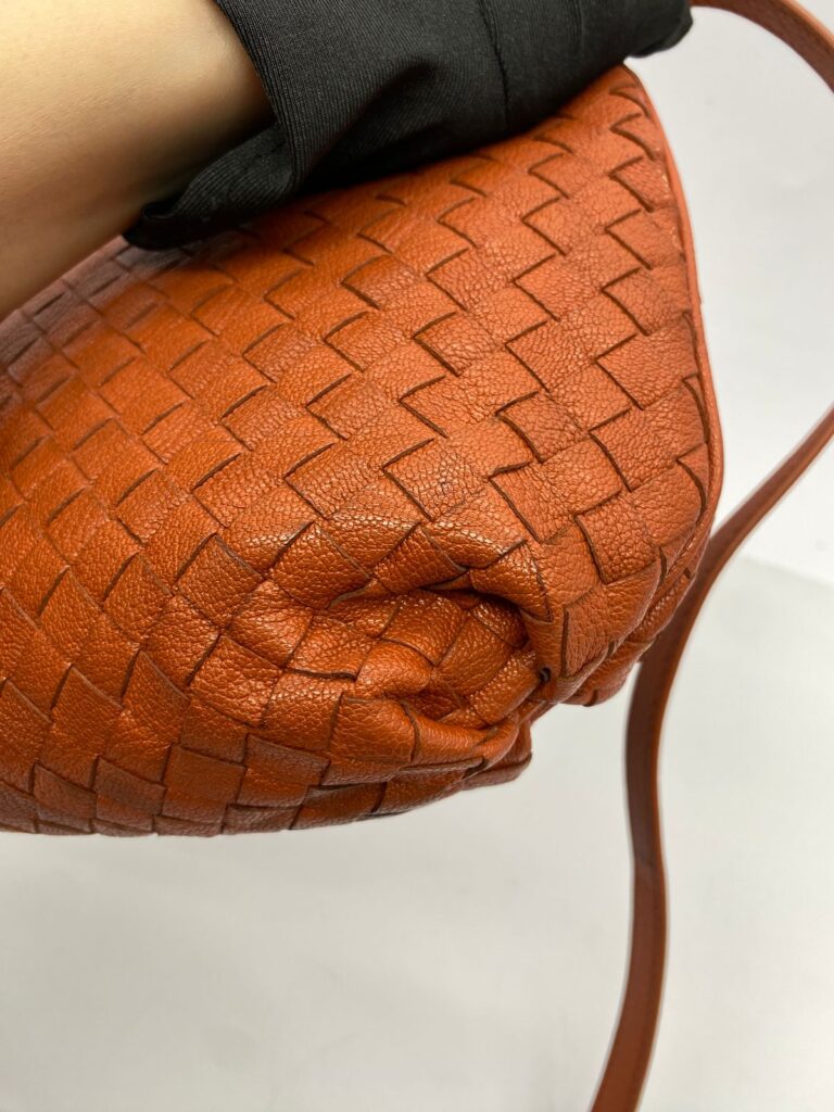 Crossbody Bag Intrecciato Brick Red