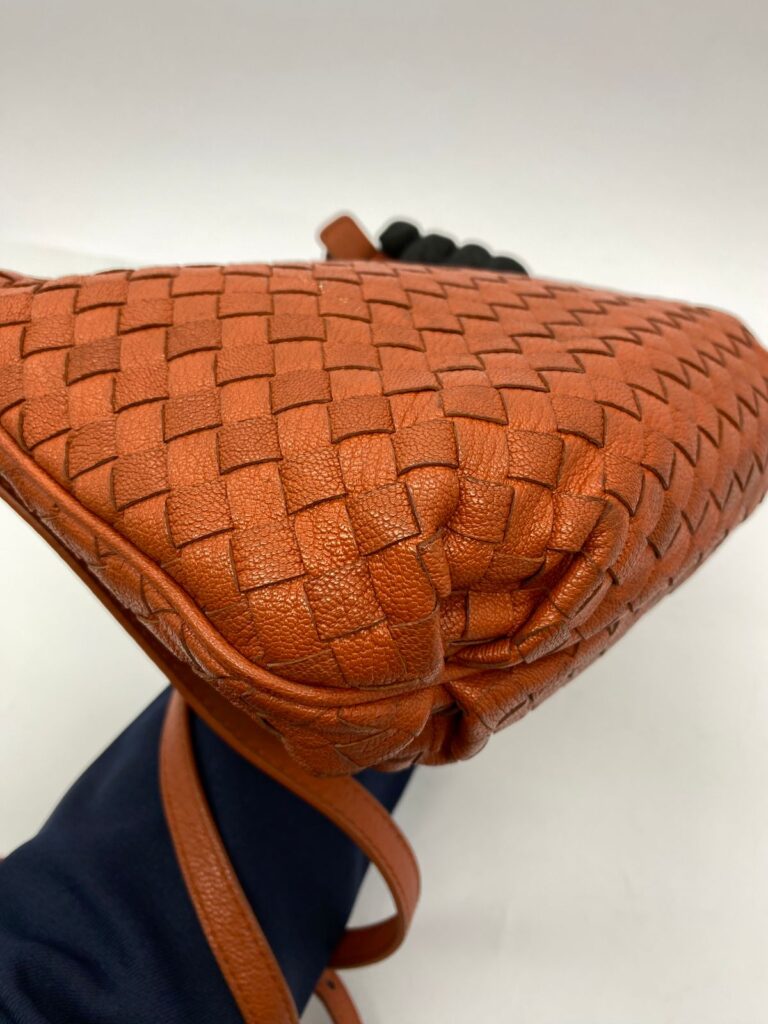 Crossbody Bag Intrecciato Brick Red