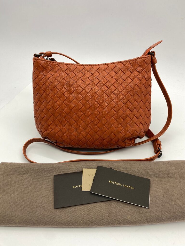 Crossbody Bag Intrecciato Brick Red