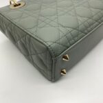 Lady Dior Small Lambskin Stone Gray LGHW