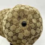 Baseball Cap GG Canvas Brown