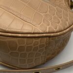 Le Cagole XS Nude Croco GHW